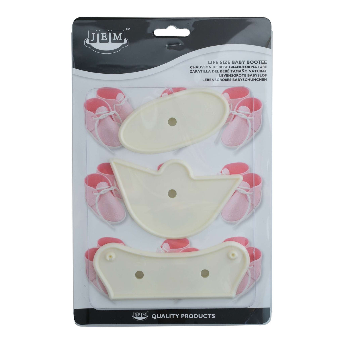 Life Size Baby Bootee Cutters Set Of 3