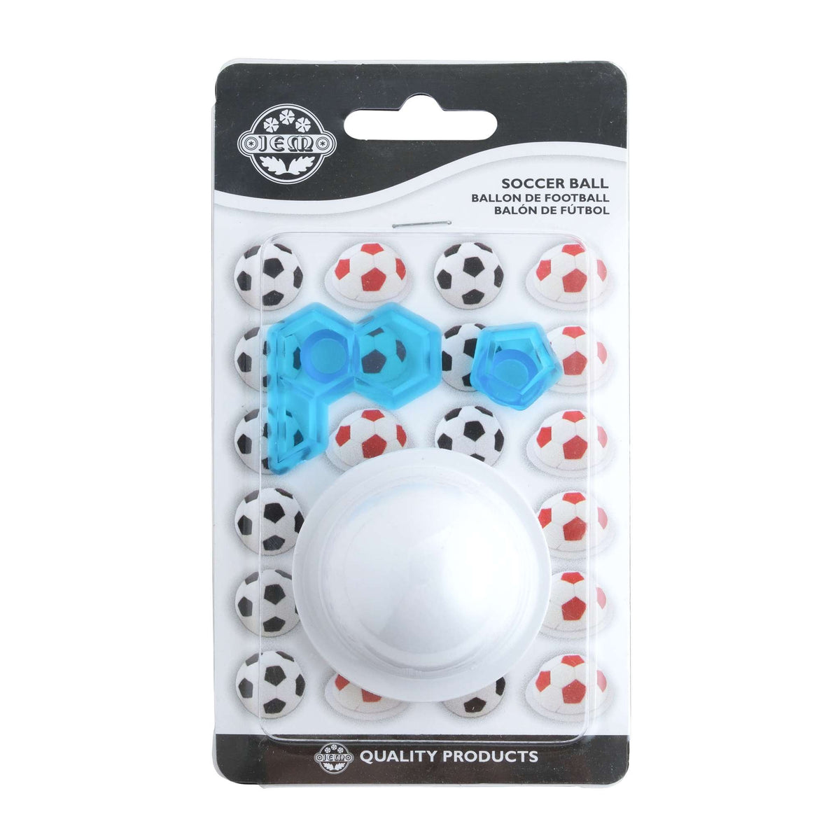 Découpoirs originaux JEM - Ensemble de 4 ballons de football