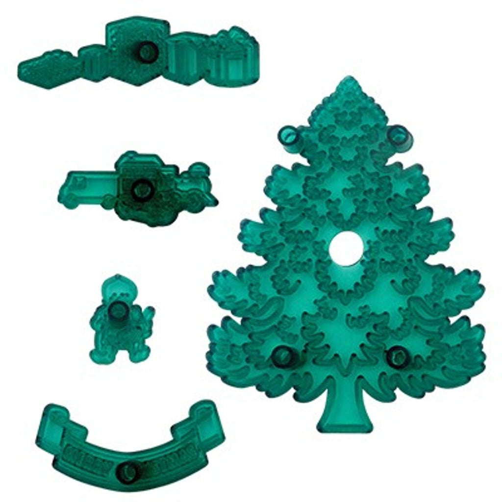 JEM Weihnachtsausstecher - Baum und Extras, Set aus 5