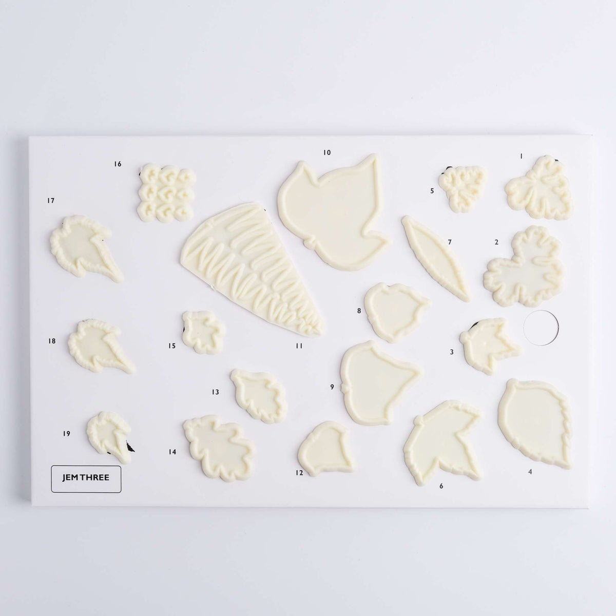 JEM Sets - JEM Drie Blad Uitsteekvormen - Set van 40