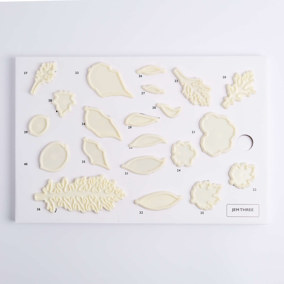 JEM Sets - JEM Drie Blad Uitsteekvormen - Set van 40