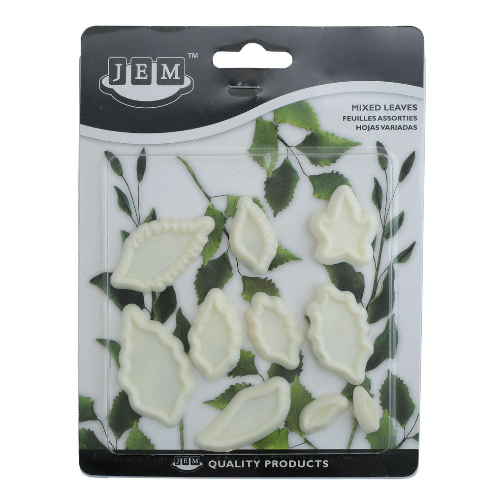 Mixed Leaves Cutters Set Of 10