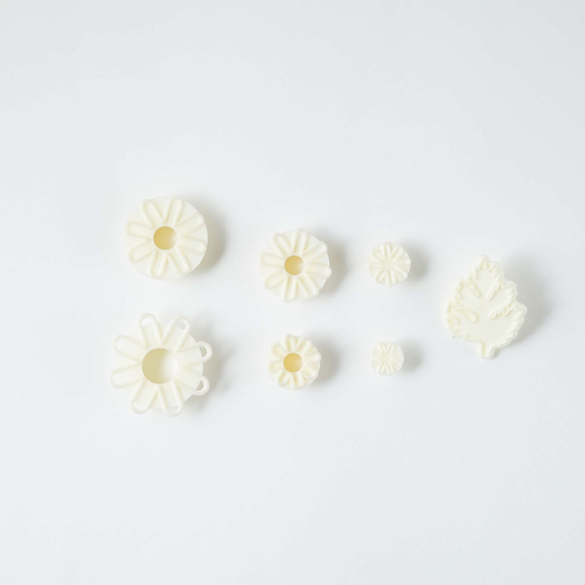 JEM Bloem Snijders - Chrysant Madeliefjes & Blad - Set van 7