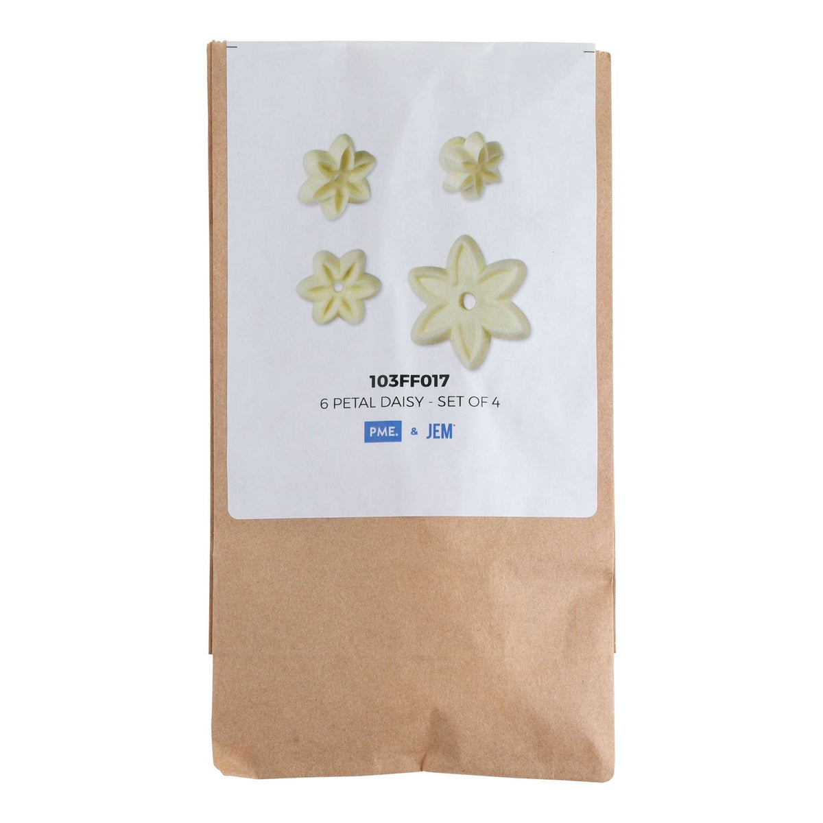 6 Petal Daisy Cutters (Set Of 4)