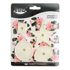 JEM Rosen Ausstecher - Große Rose, Set aus 4