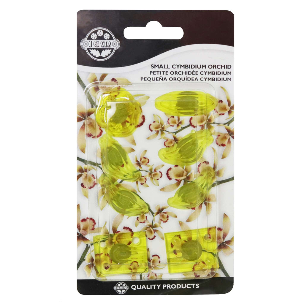 JEM Blumen Ausstechformen - Kleine Cymbidium Orchidee, Set aus 8