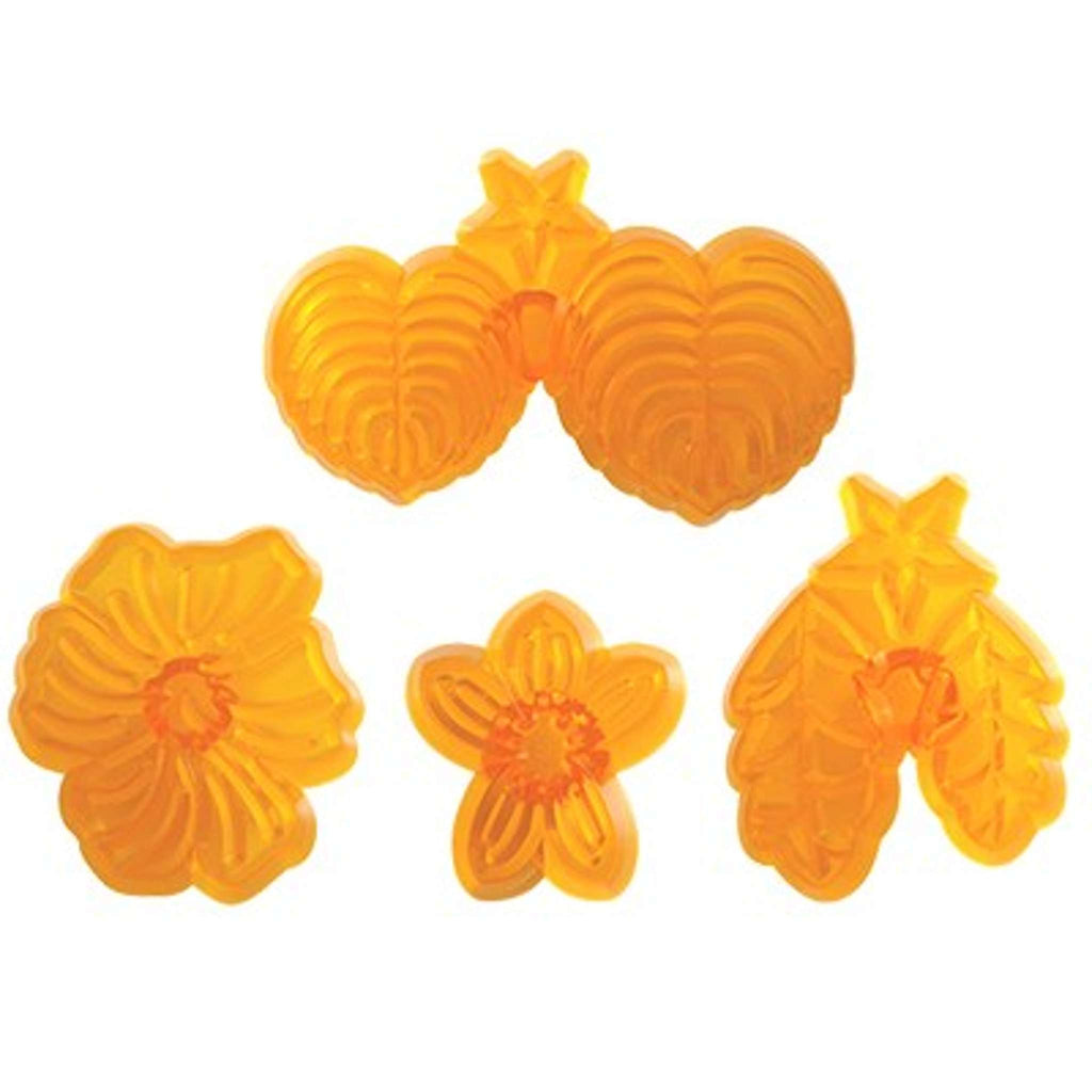 JEM Blumenausstecher - Stiefmütterchen & Veilchen Set von 4
