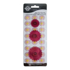 Small Multi Petal Daisy-Gerbera Set Of 3