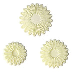 Small Multi Petal Daisy-Gerbera Set Of 3