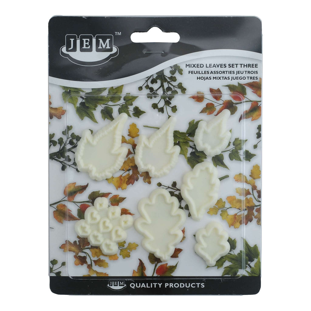 Mixed Leaves Cutters Set Three (Set Of 7)