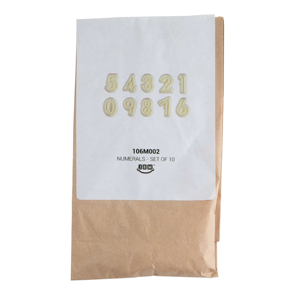 JEM Novelty Ausstecher - Numerals Set von 10