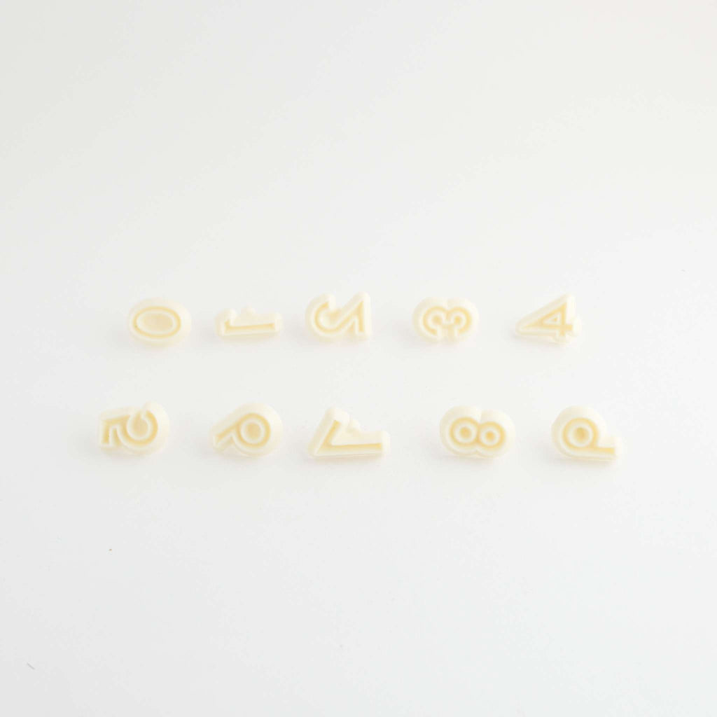 JEM Novelty Ausstecher - Numerals Set von 10