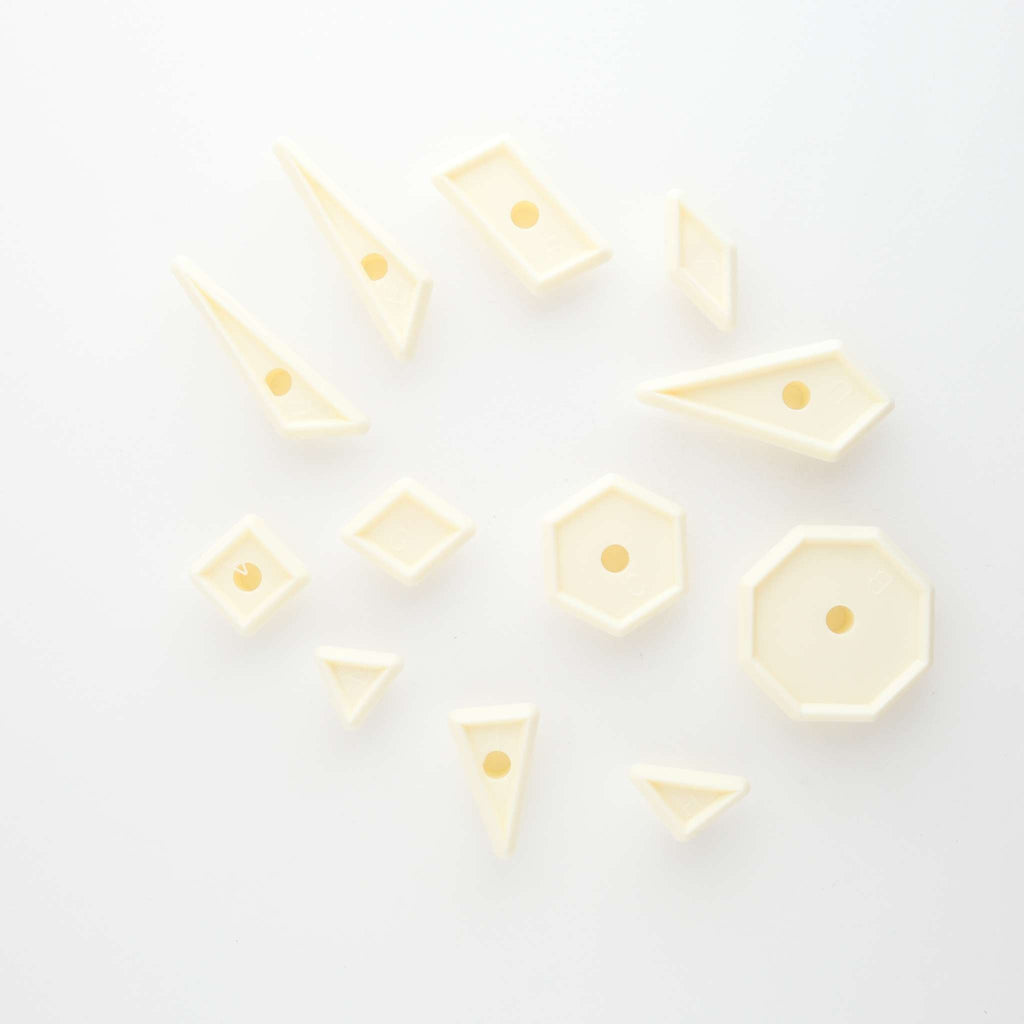 JEM Neuheits-Ausstecher - Geometrische Formen, Set von 12