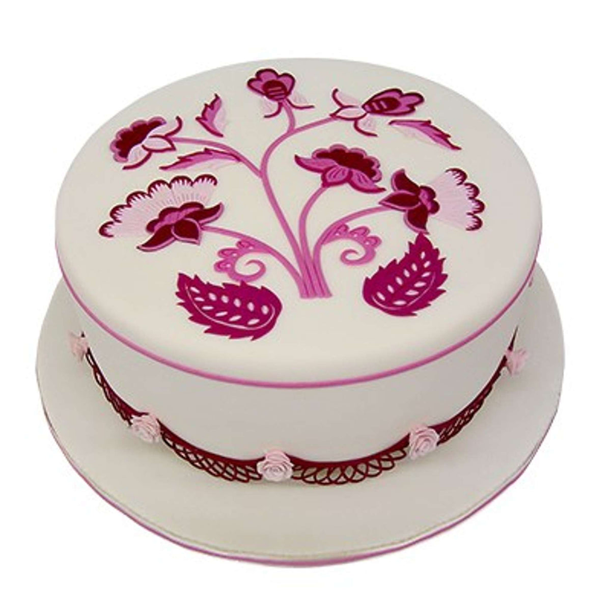 Floral Applique - Jacobean Style Set of 12