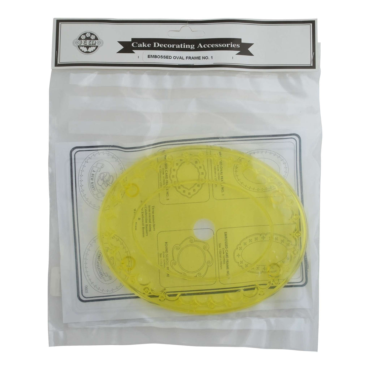 Embossed Oval Frame No 1 Cutter