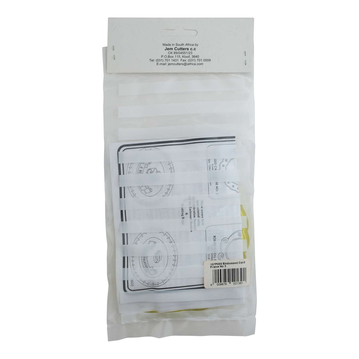 Embossed Card Frame No 3 Cutter