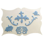 JEM Borders Cutters - Ensemble Scrolls & Pansy, ensemble de 4