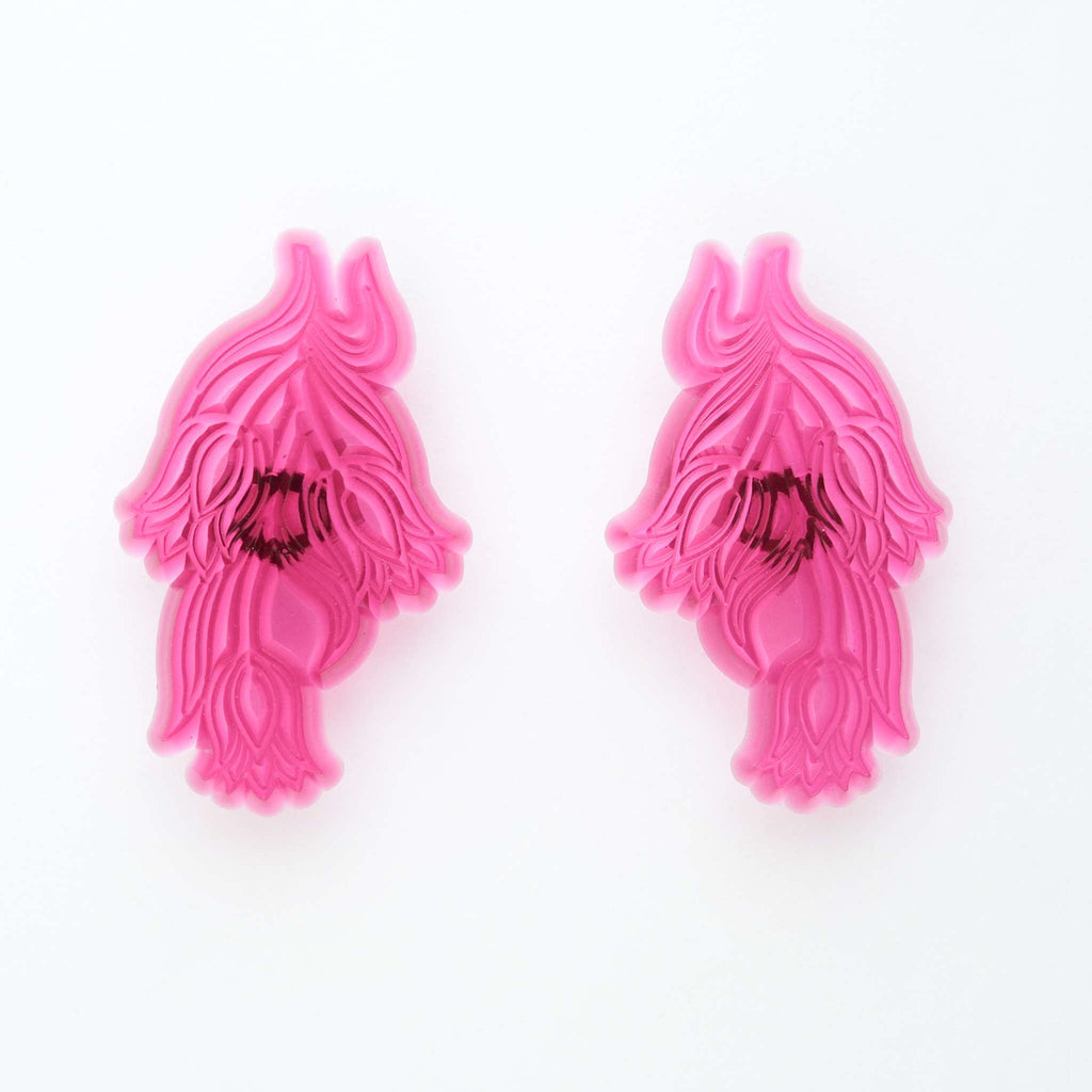 JEM Emporte-pièces Rose pour Broderie Découpée, ensemble de 2