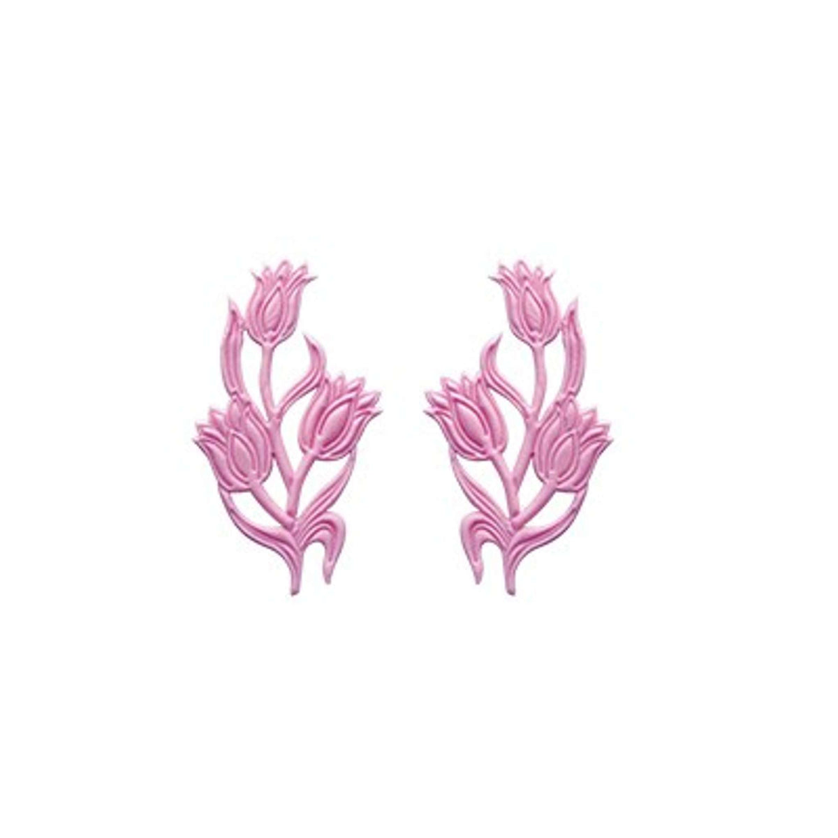 JEM Emporte-pièces Rose pour Broderie Découpée, ensemble de 2