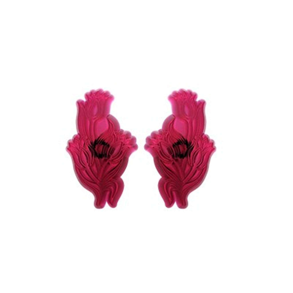 JEM Emporte-pièces Rose pour Broderie Découpée, ensemble de 2