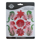 JEM Bordüren Ausstecher - Blumen Schriftrollen & Trims Set von 8