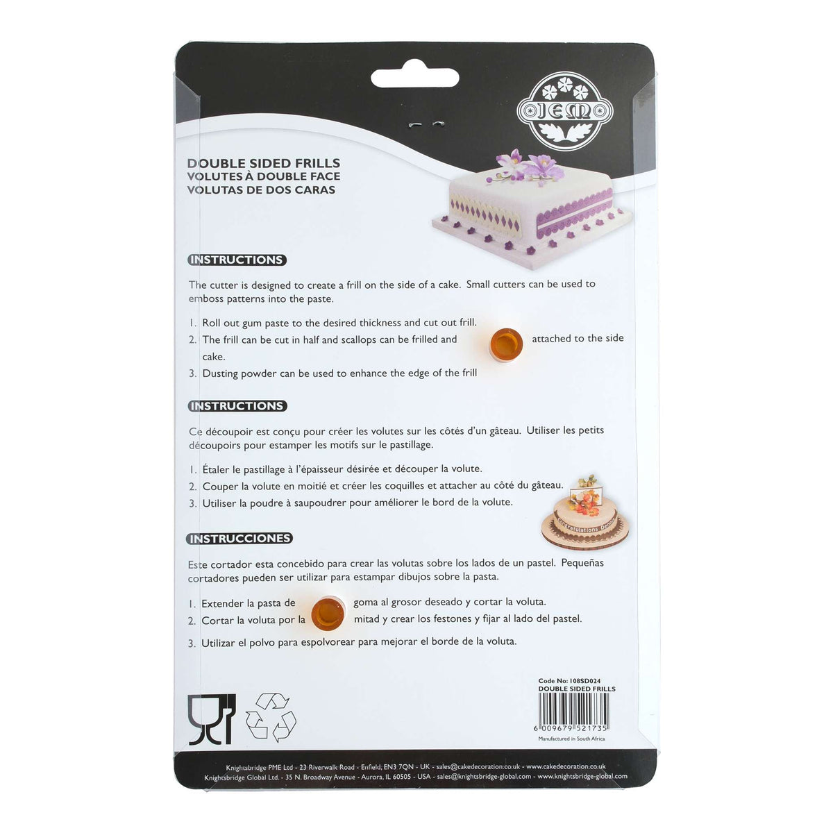 Double Sided Frills Cutter