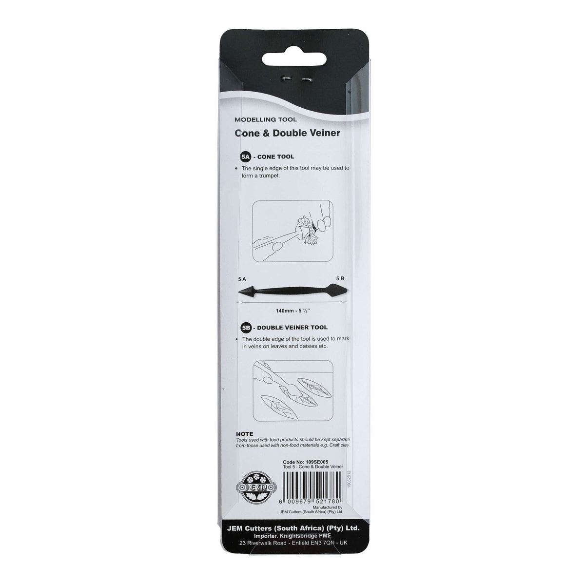 JEM-Modellierungstools - Kegel & Dubbele Nerf (140mm / 5,12")