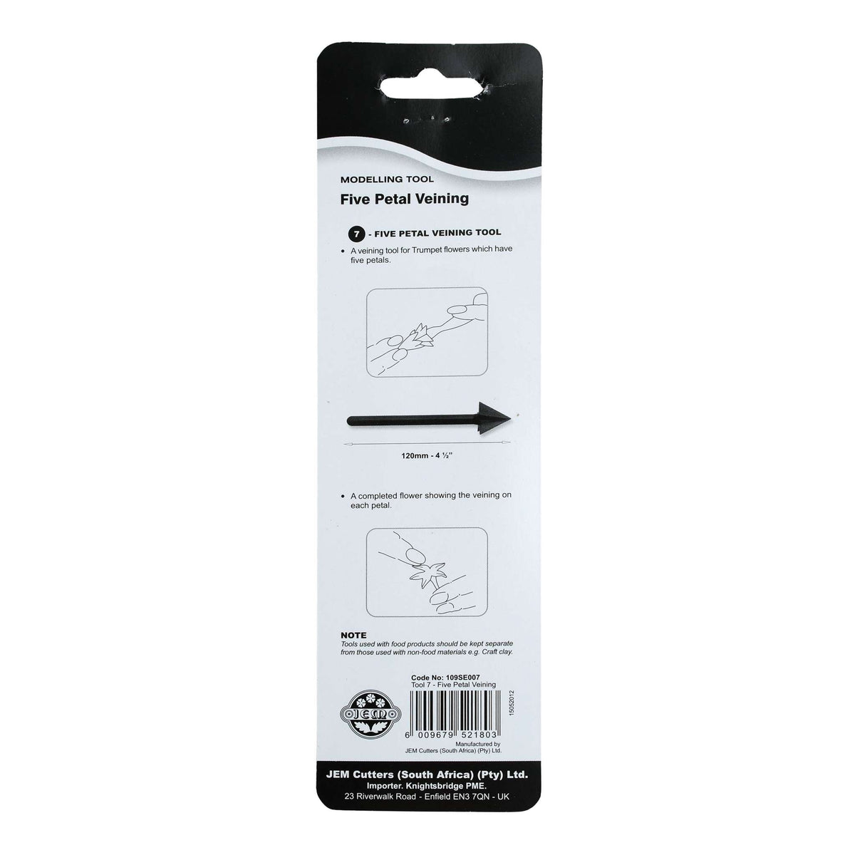 Five Petal Veining Modelling Tool