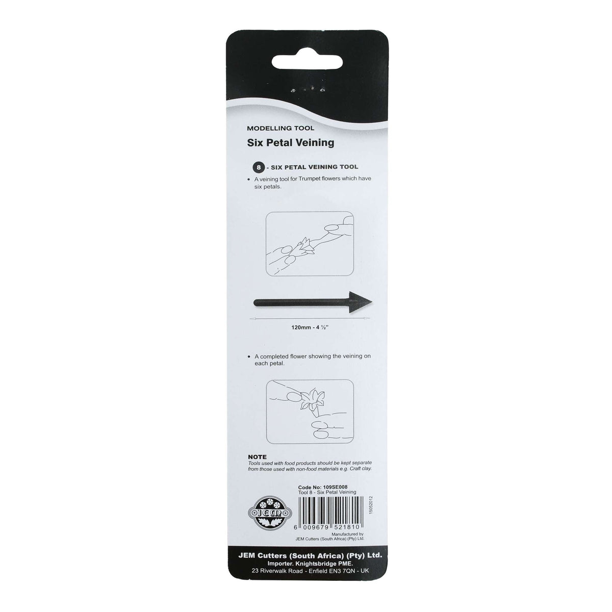 Six Petal Veining Modelling Tool