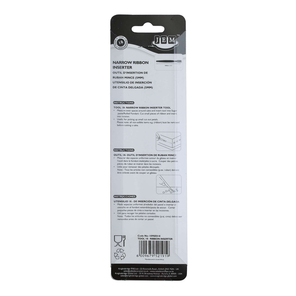 JEM Modellierwerkzeuge - Schmaler Bandeinführer 5mm (140mm / 5,12")