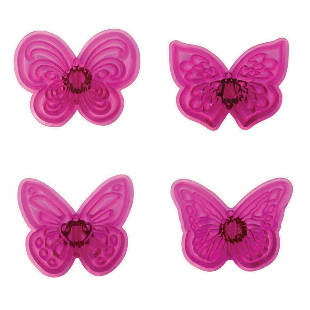 JEM Novelty Cutters - Ensemble de 4 papillons en dentelle