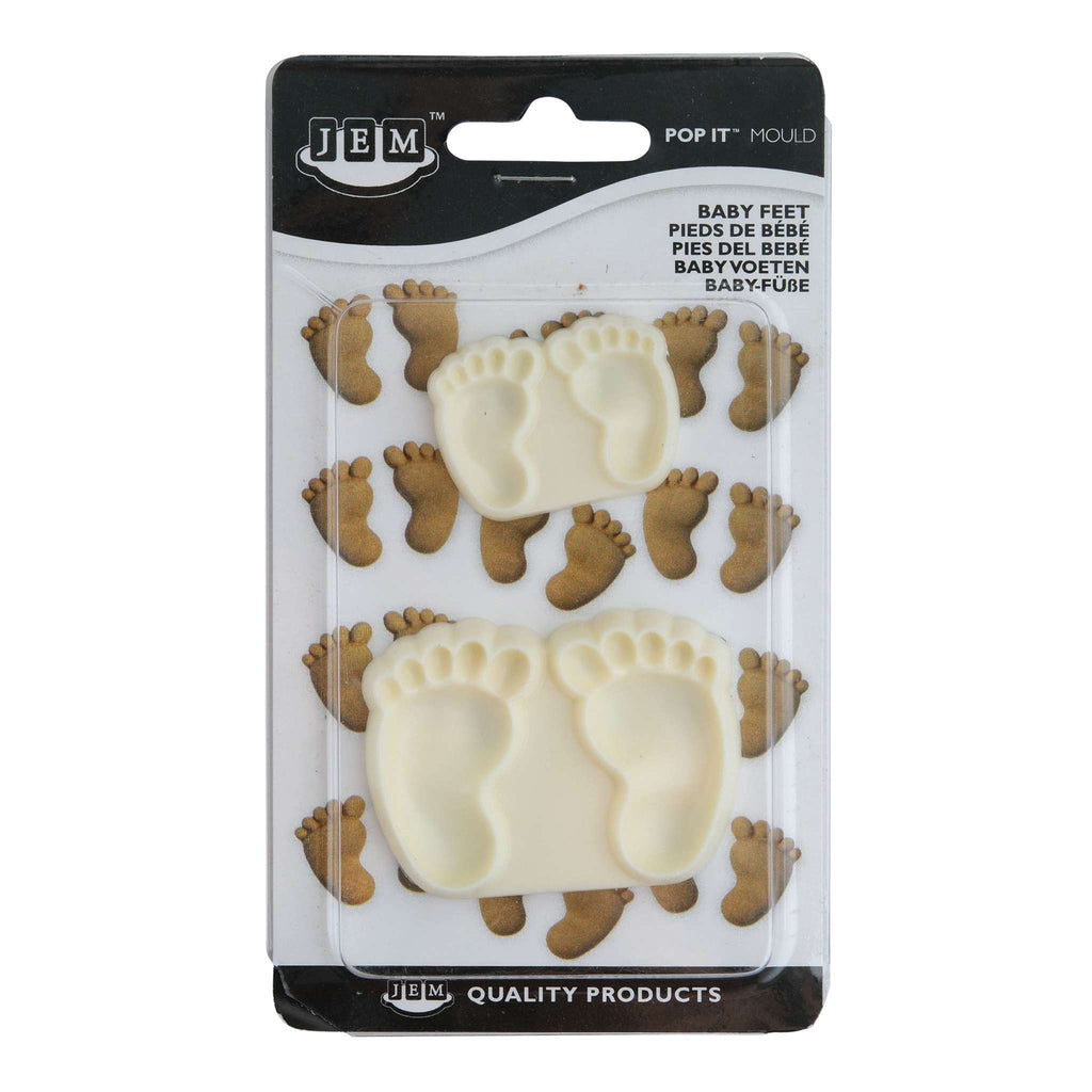 Baby Feet Pop It Mould Set Of 2