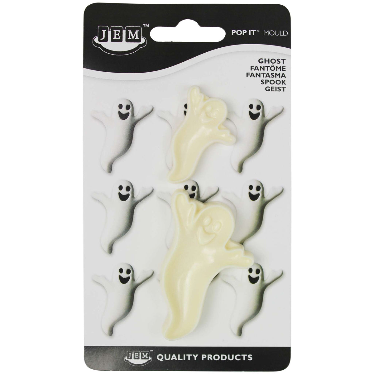 Ghost Pop It Mould Set Of 2