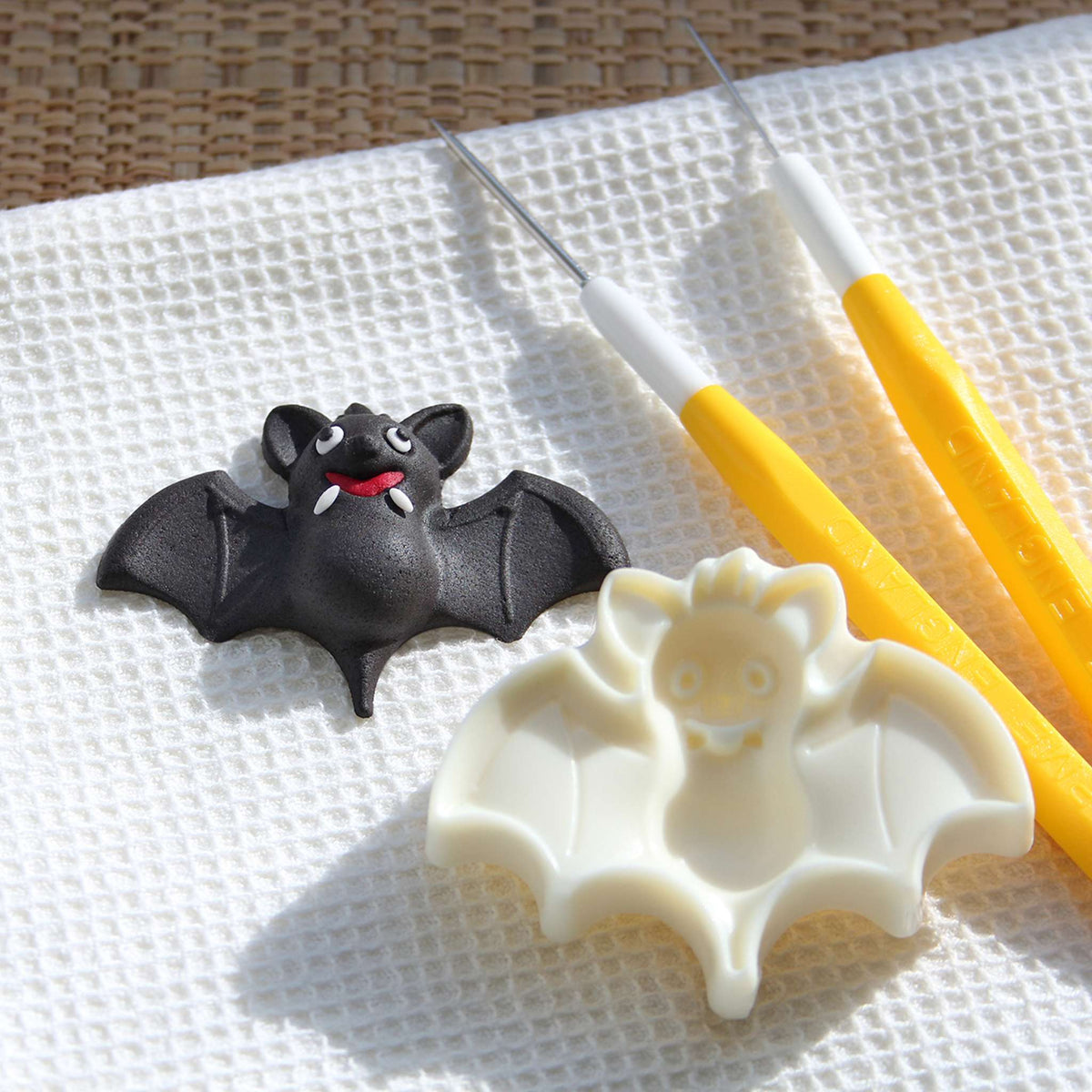 JEM Pop-it Form für Halloween Fondant-Dekoration - Fledermäuse