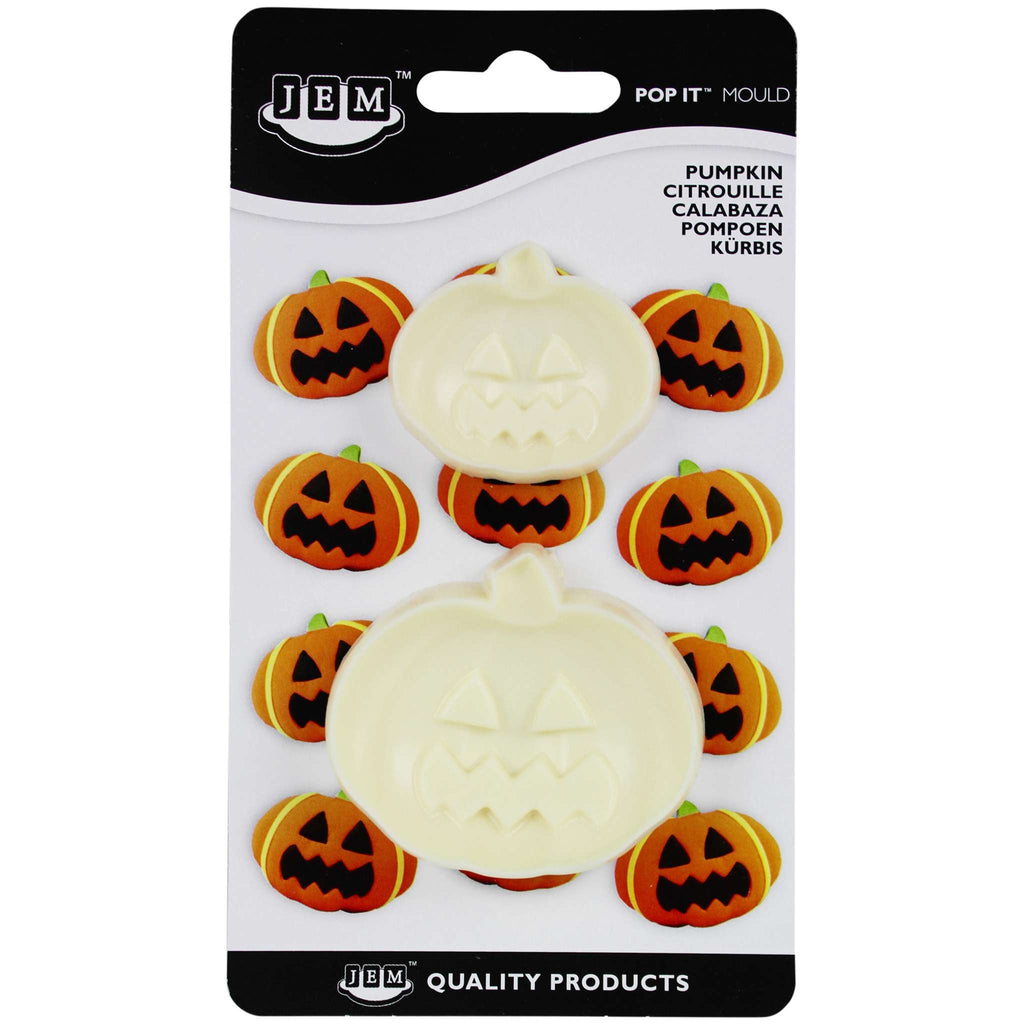 Moule JEM Pop-it pour Décoration de Fondant Halloween - Citrouille