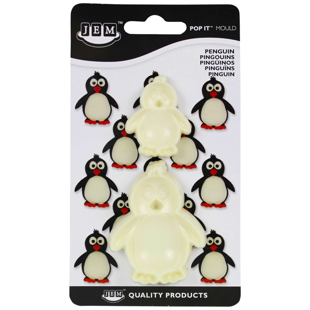 Penguin Pop It Mould Set Of 2