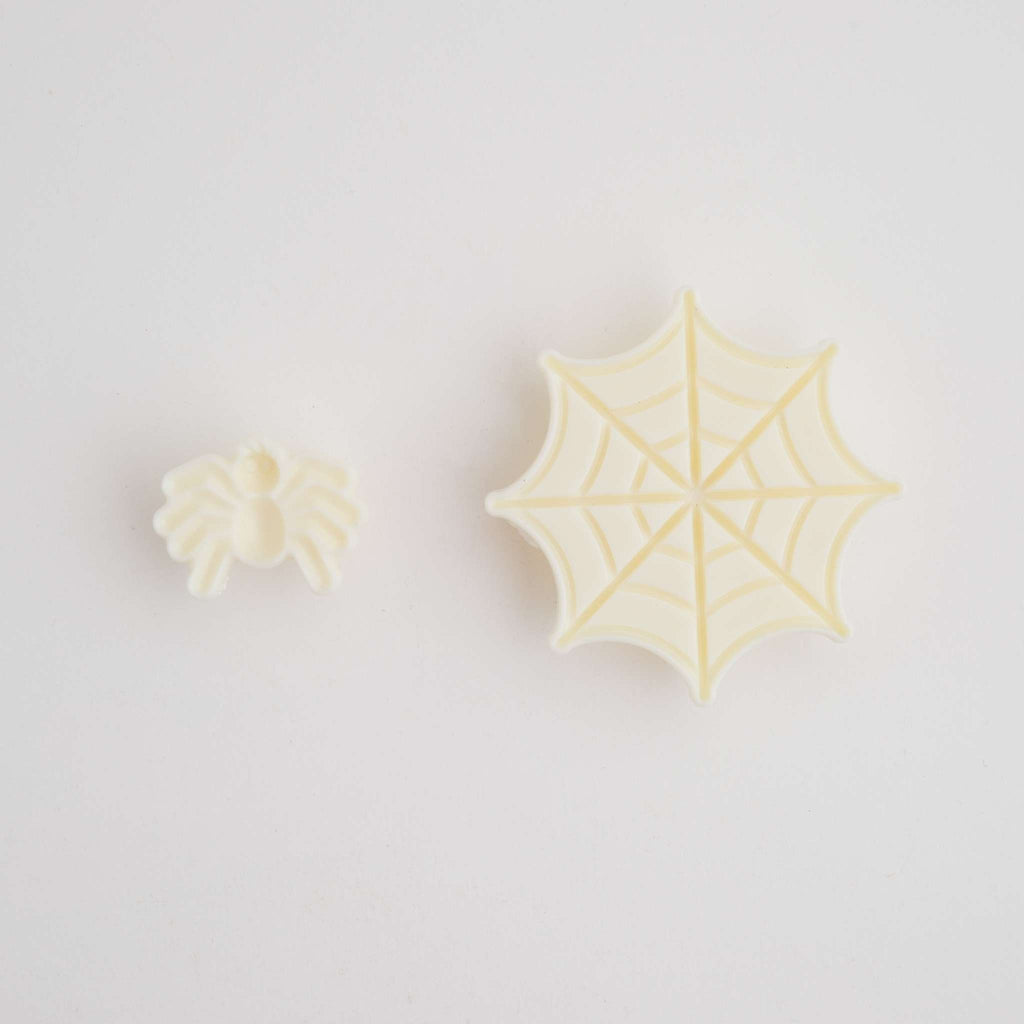 JEM Pop-it Form für Halloween Fondant-Dekoration - Spinne & Netz
