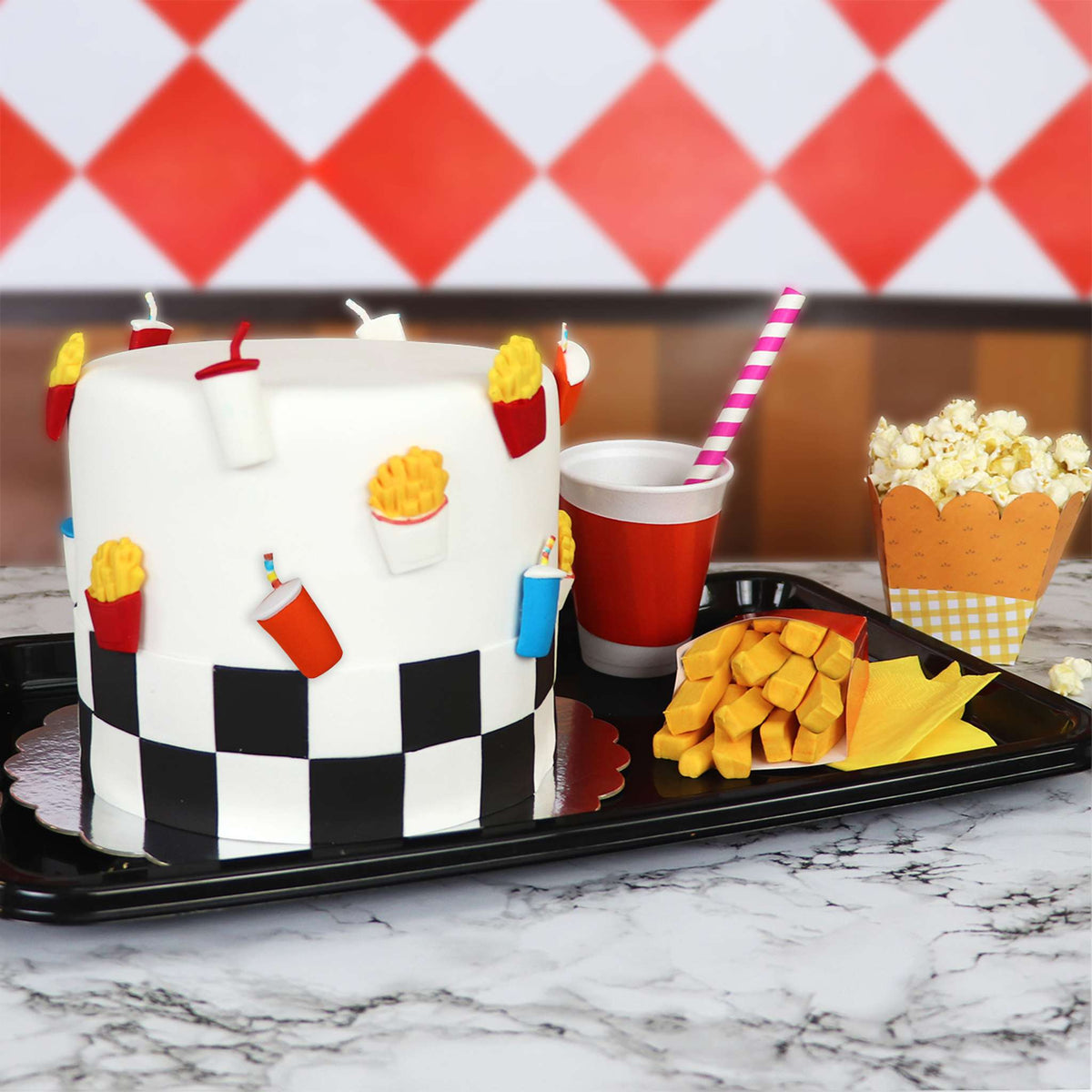 Fries And Drink Pop It Mould Set Of 2