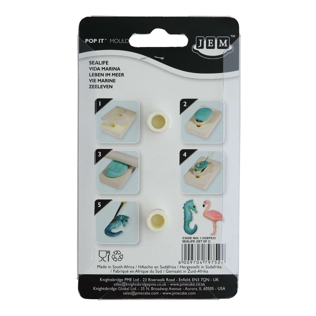 JEM Pop It - Zeedieren Set van 2