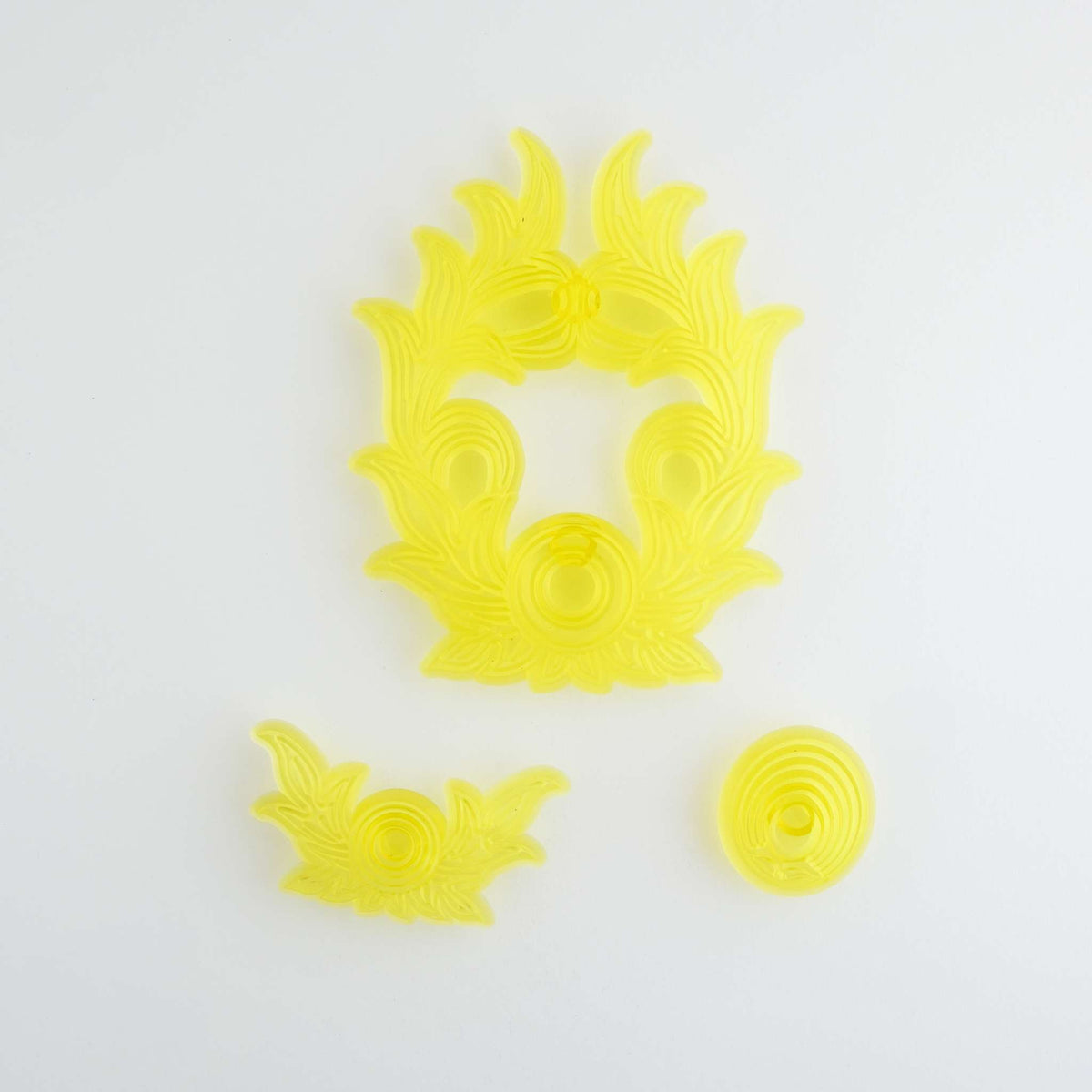 JEM Novelty Cutters - Ensemble de 3 pièces pour le dessus et les côtés d'un gâteau de mariage