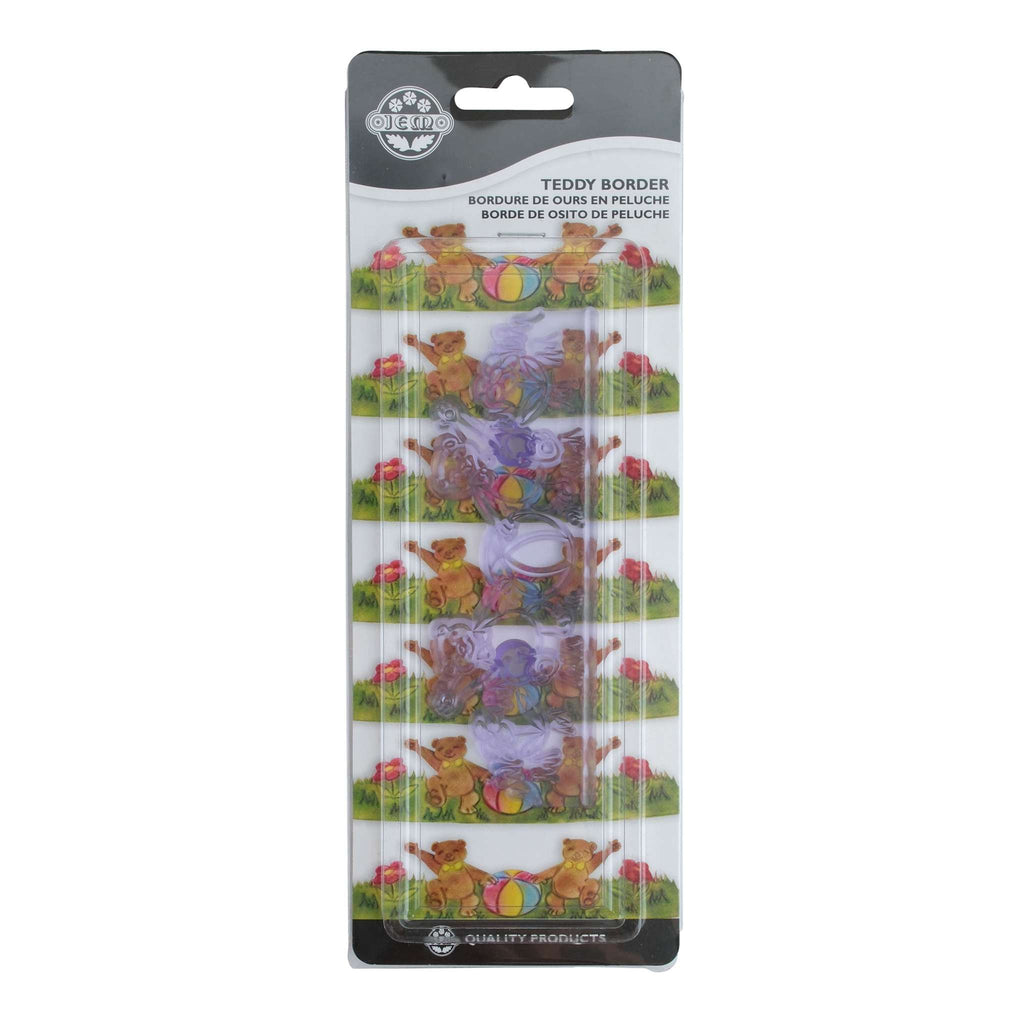 JEM Borders Cutters - Bordure Ours en Peluche (135 x 45mm / 5,3 x 1,7 po)
