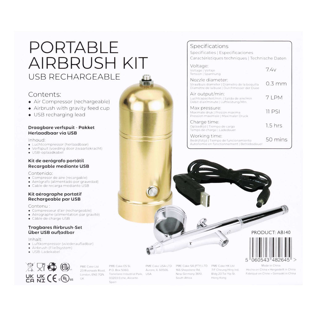 Tragbares USB-aufladbares Airbrush-Kit