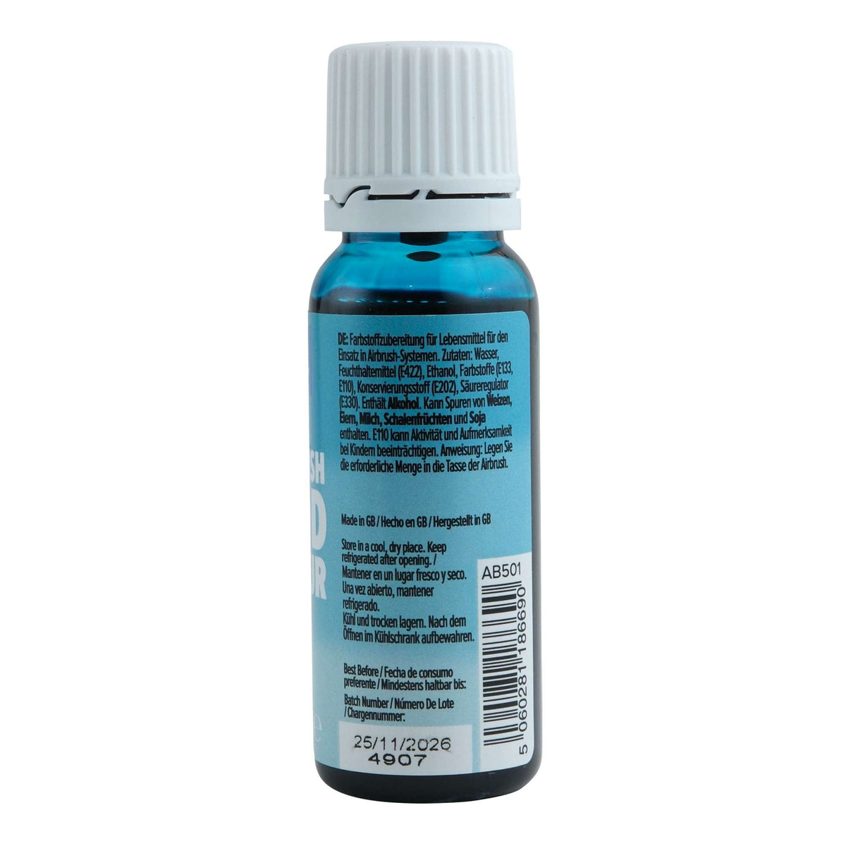 Aquamarine Airbrush Food Colour (25ml)