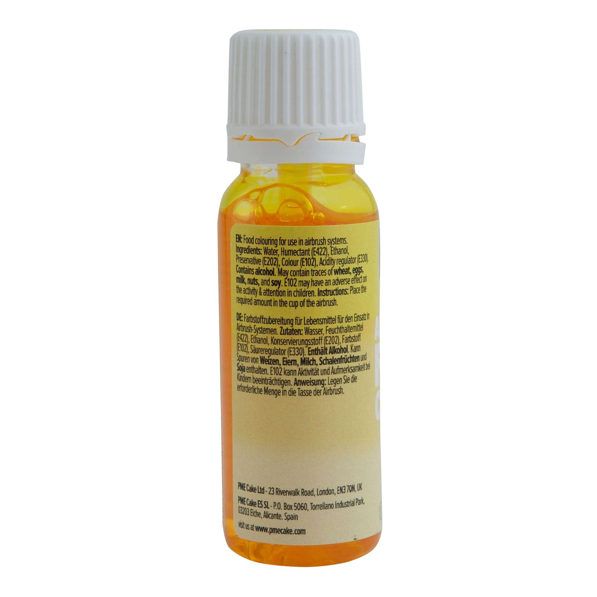 Yellow Airbrush Food Colour (25ml)