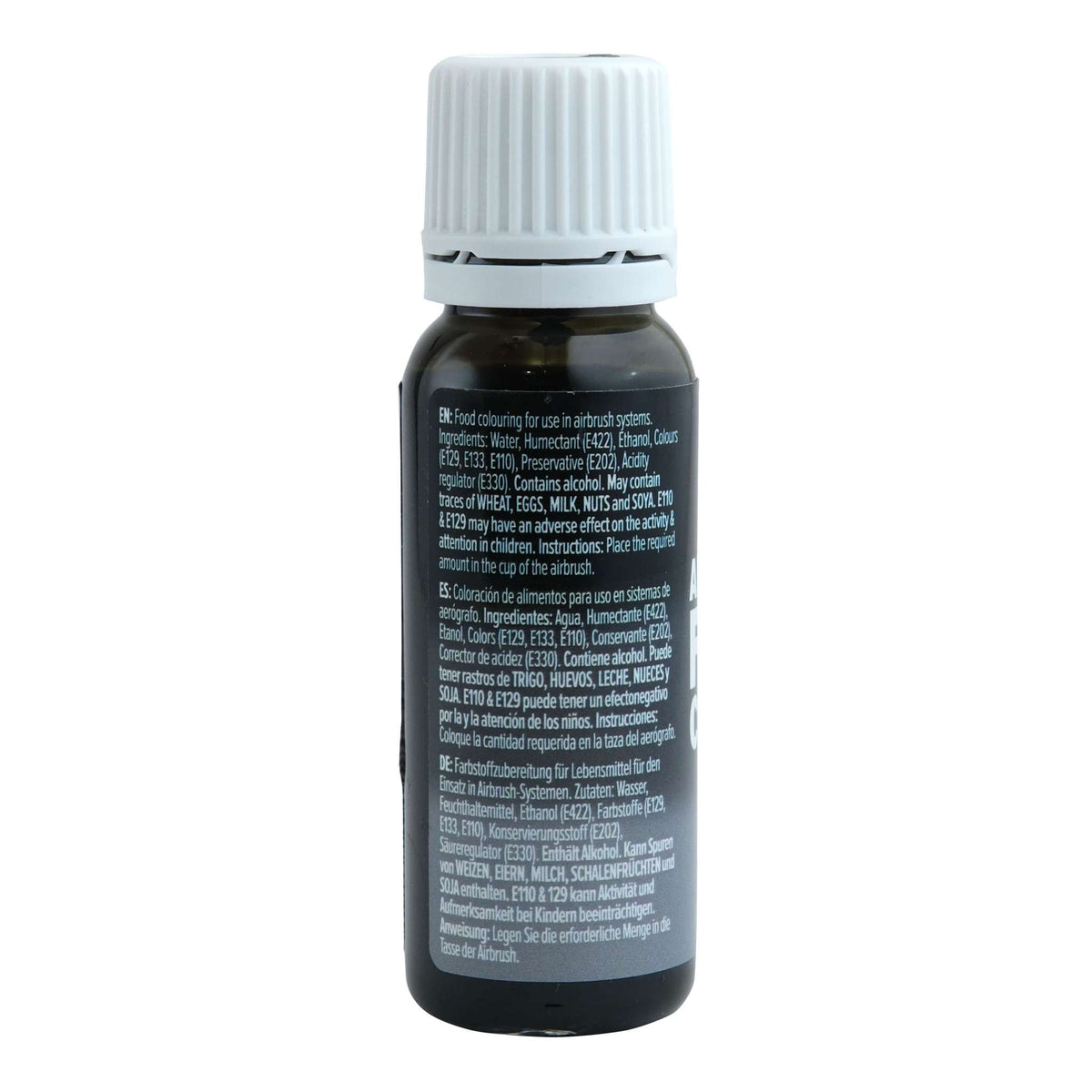Pitch Black Airbrush Food Colour (25ml)