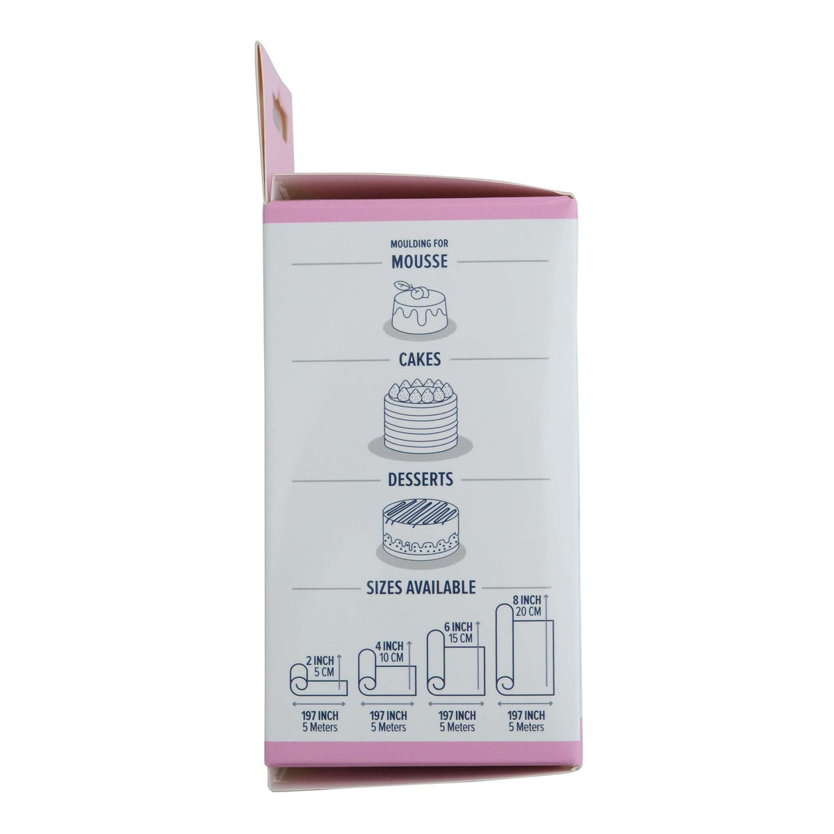 Food Safe Acetate Roll (4 Inch 10cm / 197 Inch 500cm)