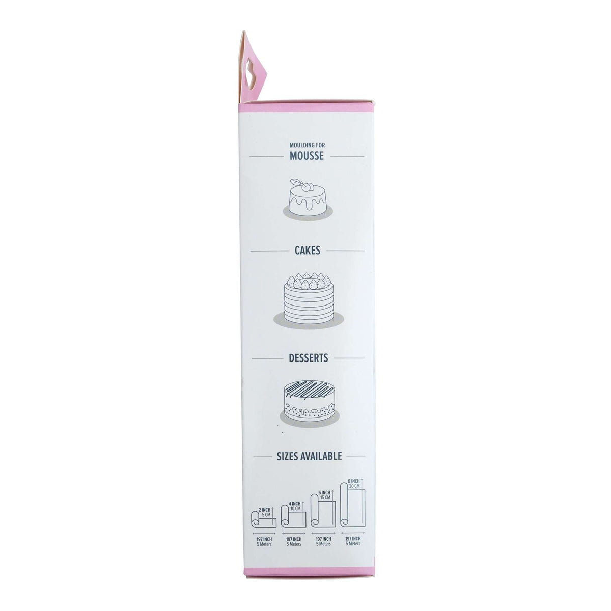 Food Safe Acetate Roll (8 Inch 20cm / 197 Inch 5 Metres)