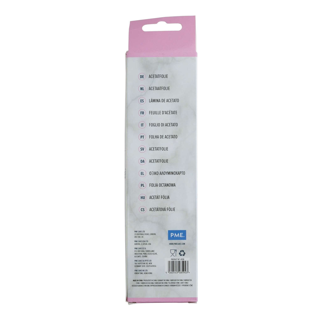 Voedselveilige Acetaatrol van 5 meter - 8 inch / 20cm