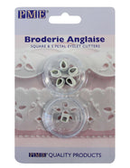 Broderie Ausstecher - Quadrat & 5 Blütenblattösen, Set aus 2 Stück