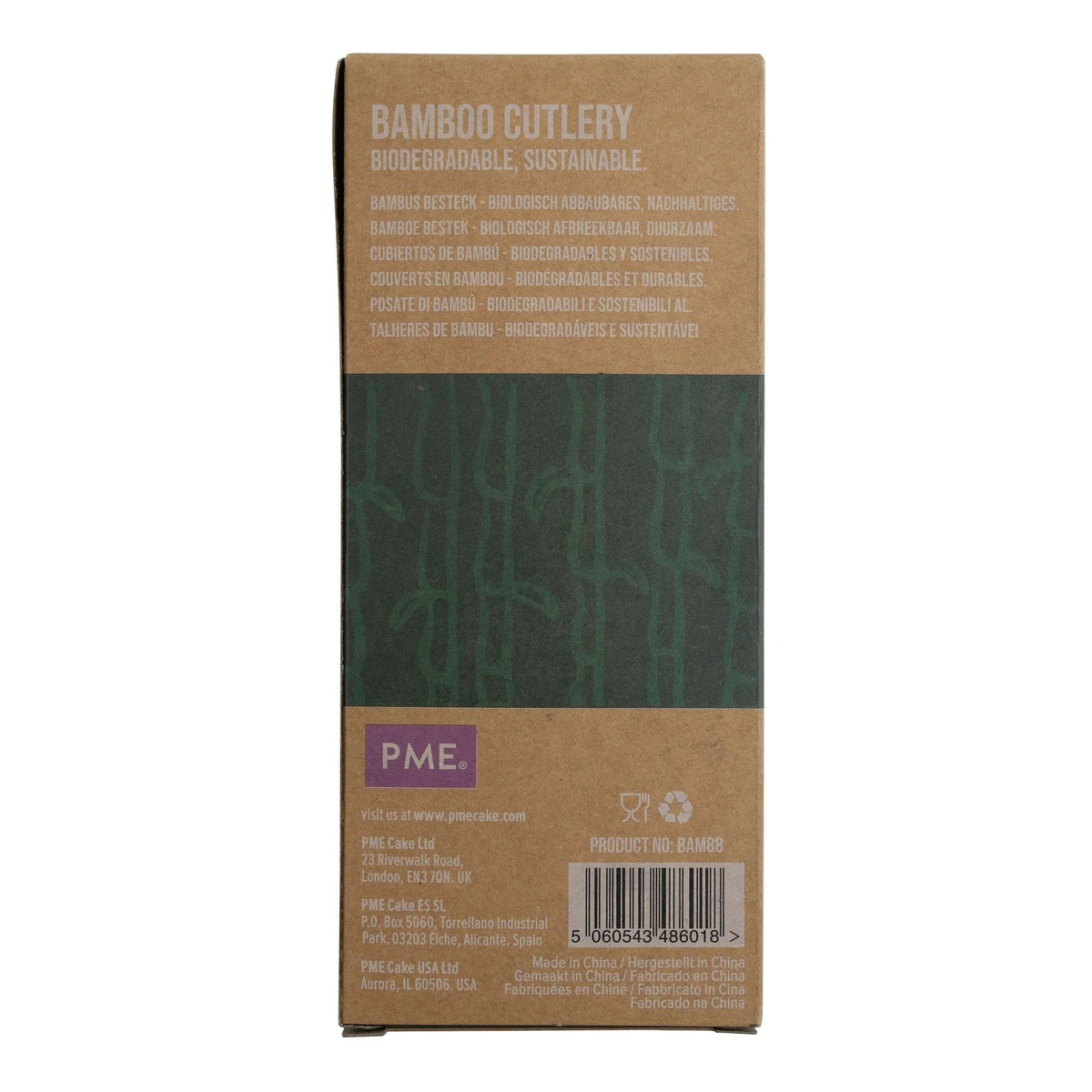 Ensemble de couverts en bambou de 10 pièces, Pk/30
